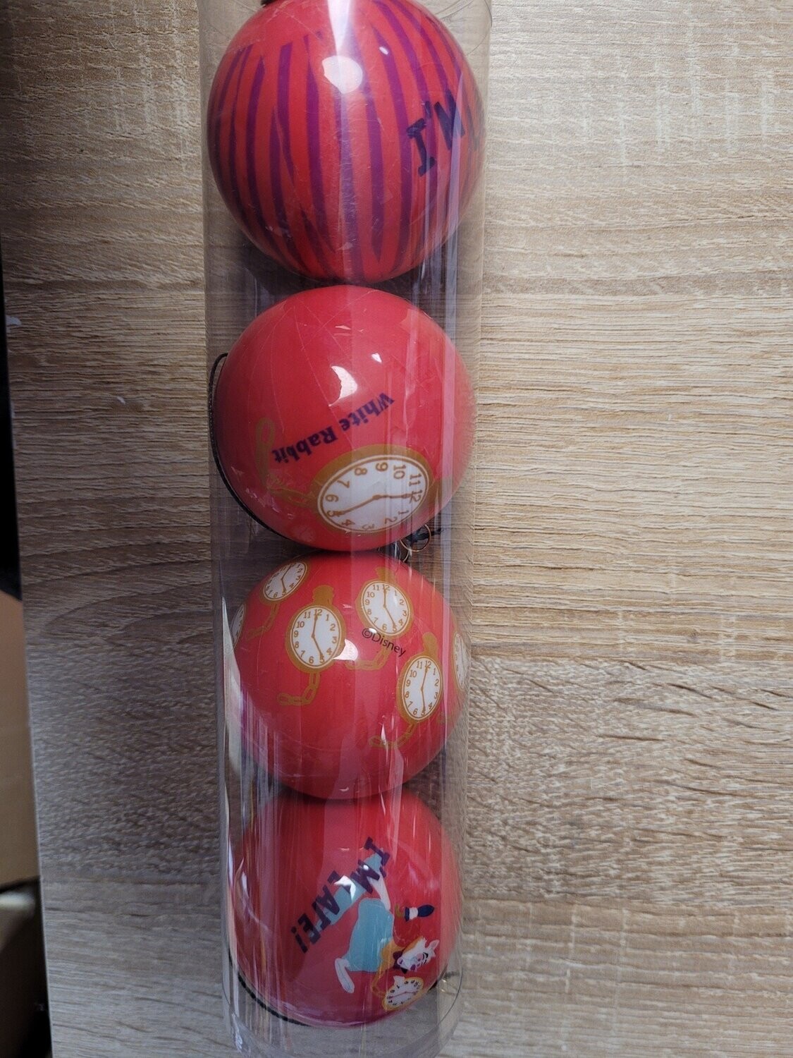 Disney 4er-Set Weihnachtskugeln Weißer Hase