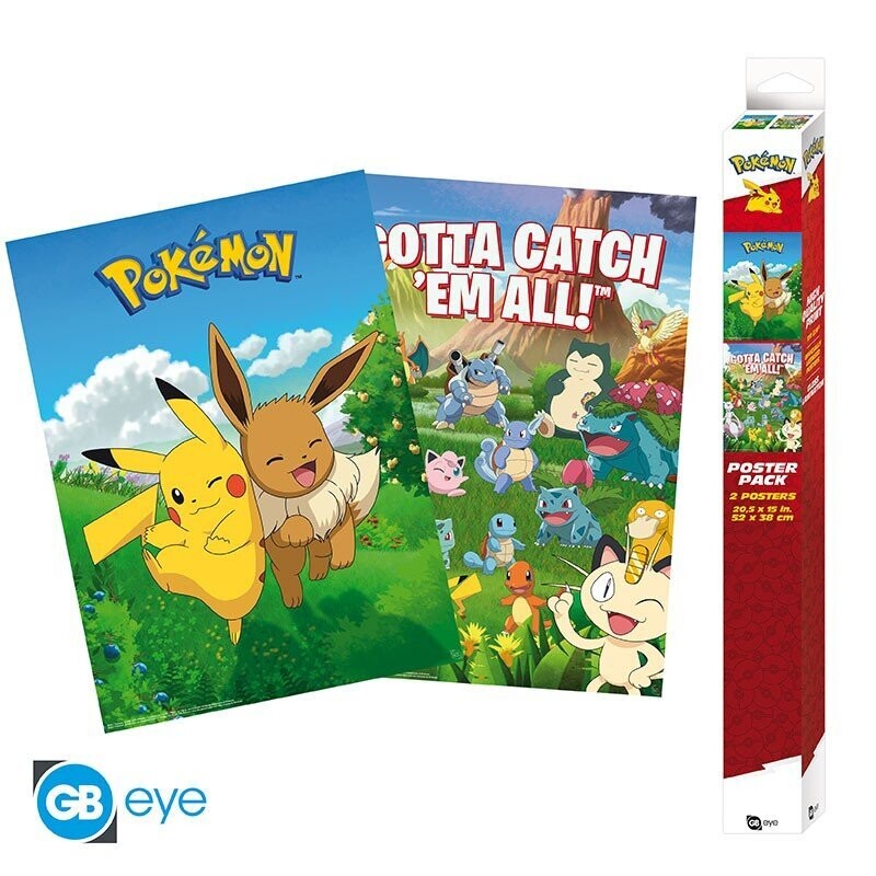 Pokémon Poster Doppelpack