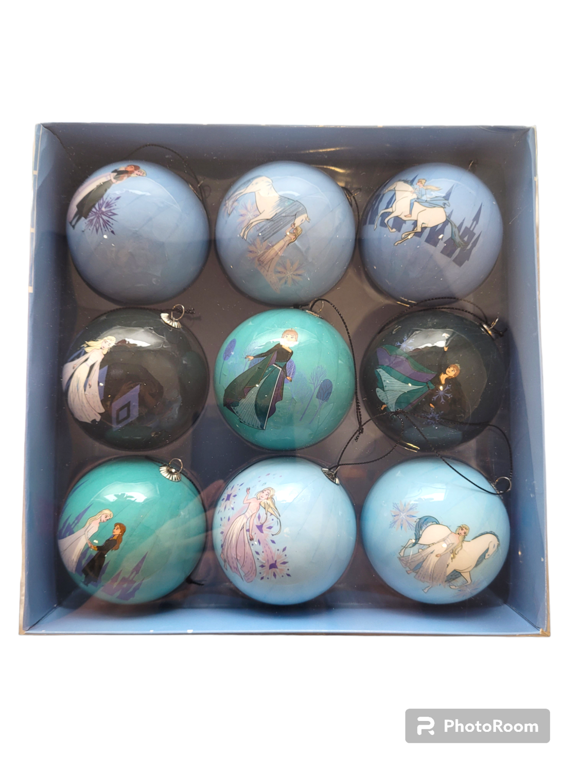 Disney 9er-Set Weihnachtskugeln Frozen