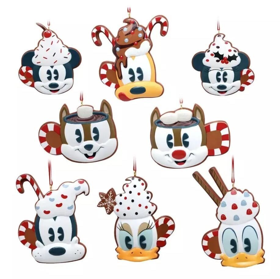 Disney hanging ornaments candy cane