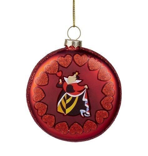 Disney Weihnachtskugel Disc Herzkönigin