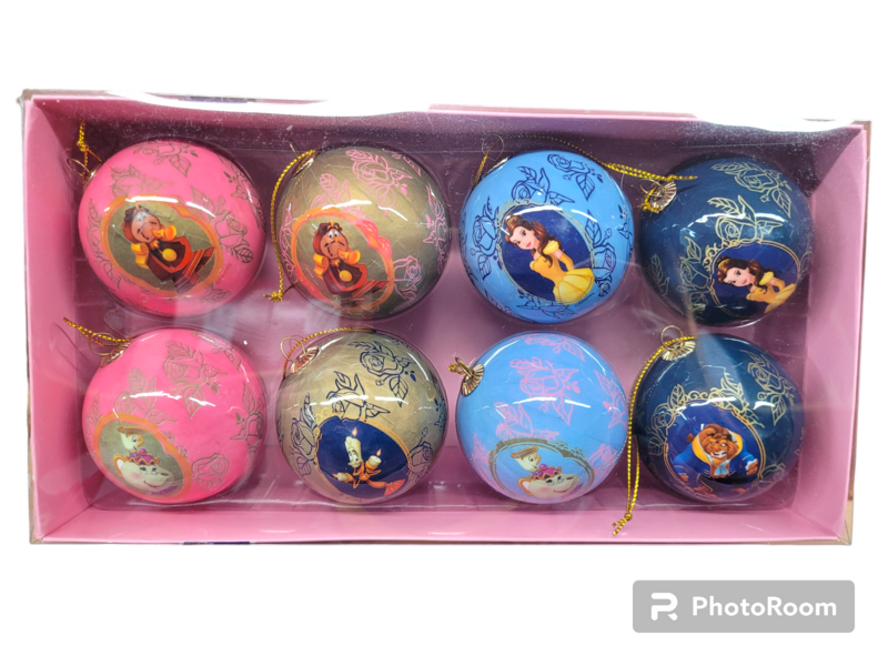 Disney 8er-Set Weihnachtskugeln Schöne & das Biest Disney 8er-Set Weihnachtskugeln Schöne & das Biest