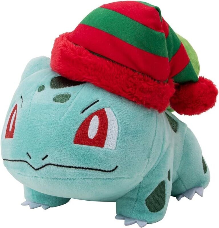 Pokémon Plüsch - Bisasam mit Weihnachtsmütze Pokémon Plüsch - Bisasam mit Weihnachtsmütze