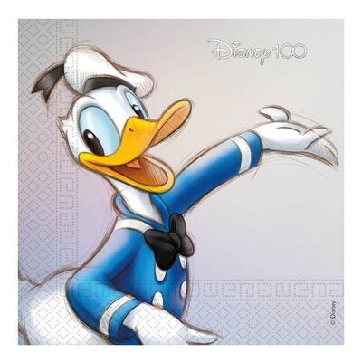 Disney 100 20er-Set Servietten Donald Duck