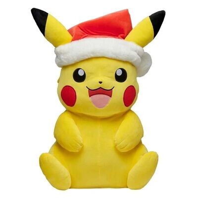 Pokémon Plüsch - Pikachu mit Weihnachtsmütze
