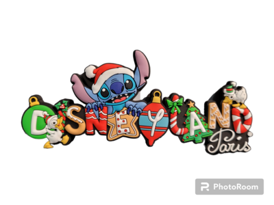 Disneyland Paris - Schriftzug Weihnachten Magnet