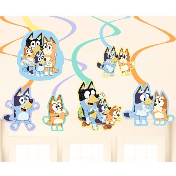 Disney 6er Set Dekospiralen Bluey Disney 6er Set Dekospiralen Bluey