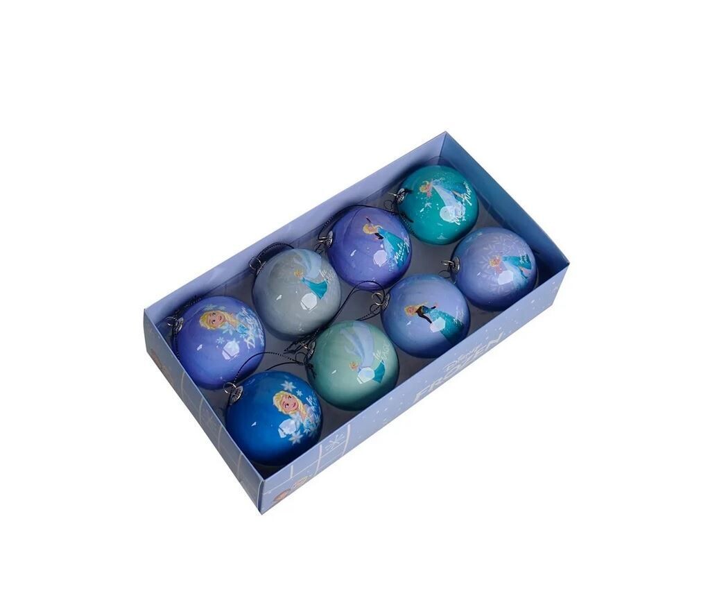 Disney 8er-Set Weihnachtskugeln Frozen