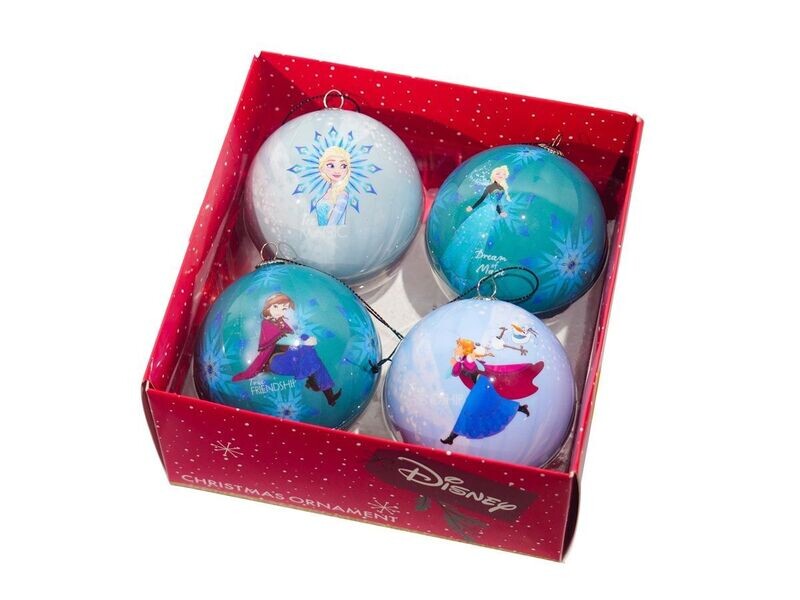 Disney 4er-Set Weihnachtskugeln Frozen Disney 4er-Set Weihnachtskugeln Frozen