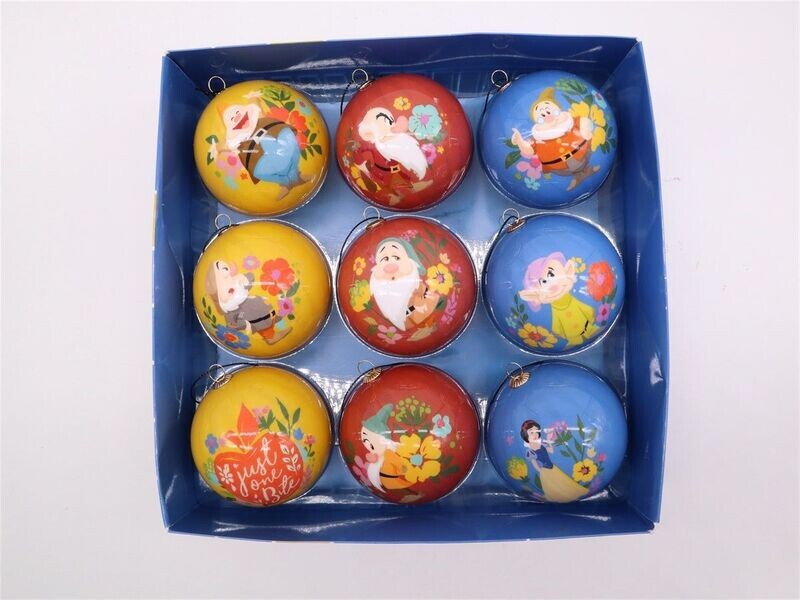 Disney 9er-Set Weihnachtskugeln Schneewittchen Disney 9er-Set Weihnachtskugeln Schneewittchen
