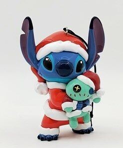 Disney hanging ornament Santa Stitch