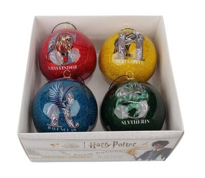 HP 4er-Set Weihnachtskugeln Häuser HP 4er-Set Weihnachtskugeln Häuser