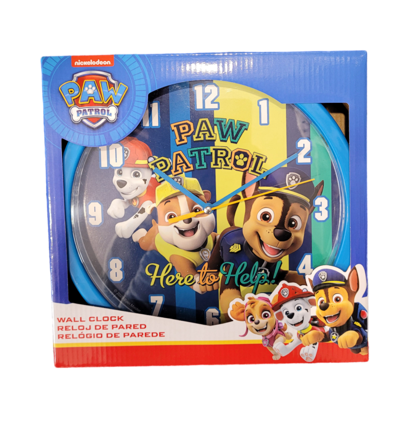 Paw Patrol Wanduhr