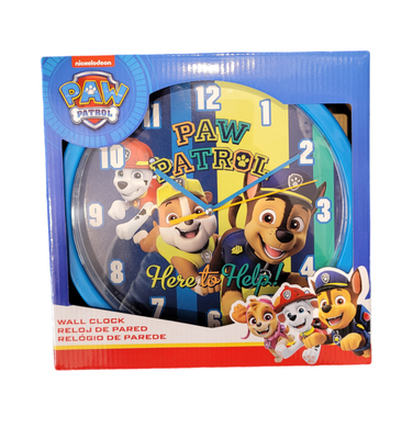 Paw Patrol Wanduhr