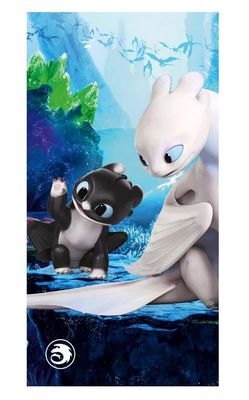 DreamWorks How To Train Your Dragon beach towel