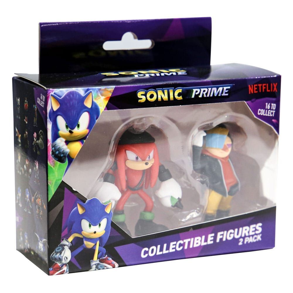 sonic prime actionfigurines Set of 2 Knuckles & Dr. Don´t