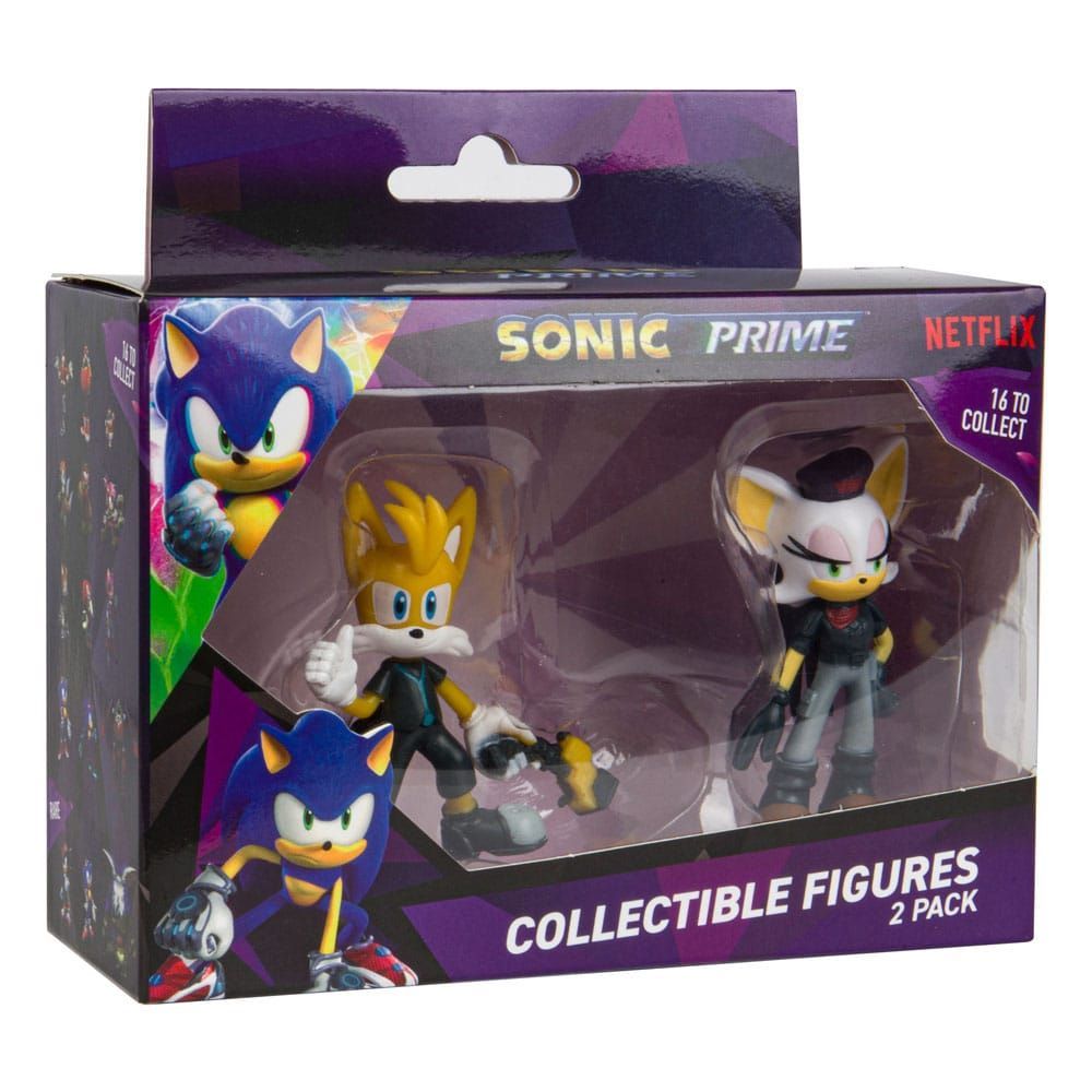 sonic prime actionfigurines Set of 2 Rebel Rogue & Tails