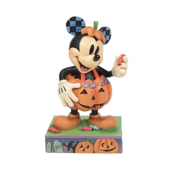 Disney Traditions Mickey Pumpkin Disney Traditions Mickey Pumpkin "Mick-O-Lantern"