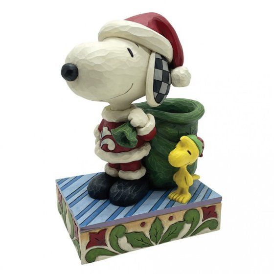 Snoopy Weihnachtsmann mit Sack Snoopy Weihnachtsmann mit Sack