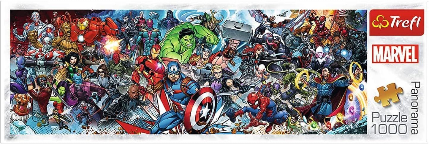 Trefl Panorama Puzzle 29047 Marvel Universum