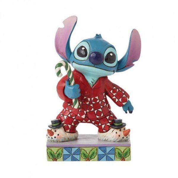 Disney Traditions Stitch im weihnachtlichen Pyjama