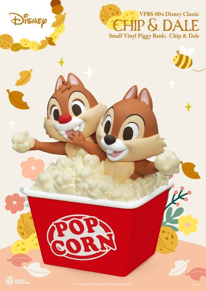 Disney Piggy Vinyl Spardose Chip & Chap
