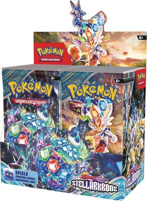 Pokémon Sammelkarten Karmesin & Purpur - Stellarkrone Booster Pack Pokémon Sammelkarten Karmesin & Purpur - Stellarkrone Booster Pack