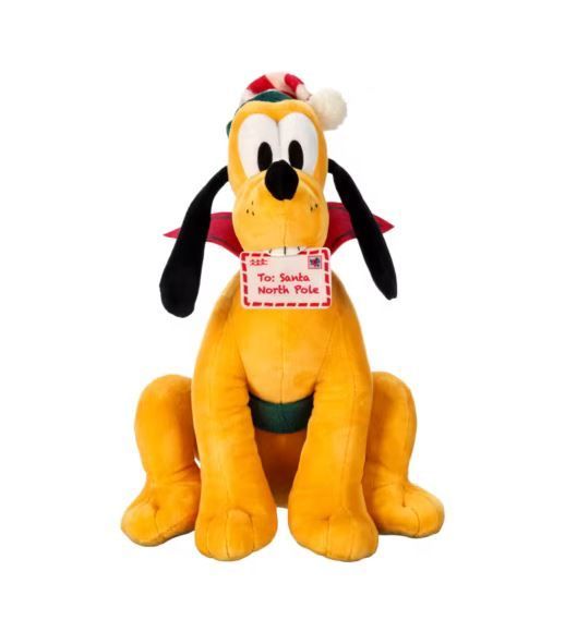 Disneyland Paris - Pluto Weihnachtsbrief Plüschtier