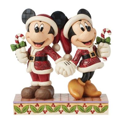 Disney Traditions Mickey & Minnie Zuckerstangen "Candy Cane Christmas"