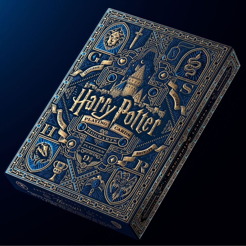 Harry Potter Spielkarten blaue Edition