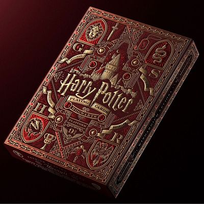 Harry Potter playing cards red version Harry Potter playing cards red version