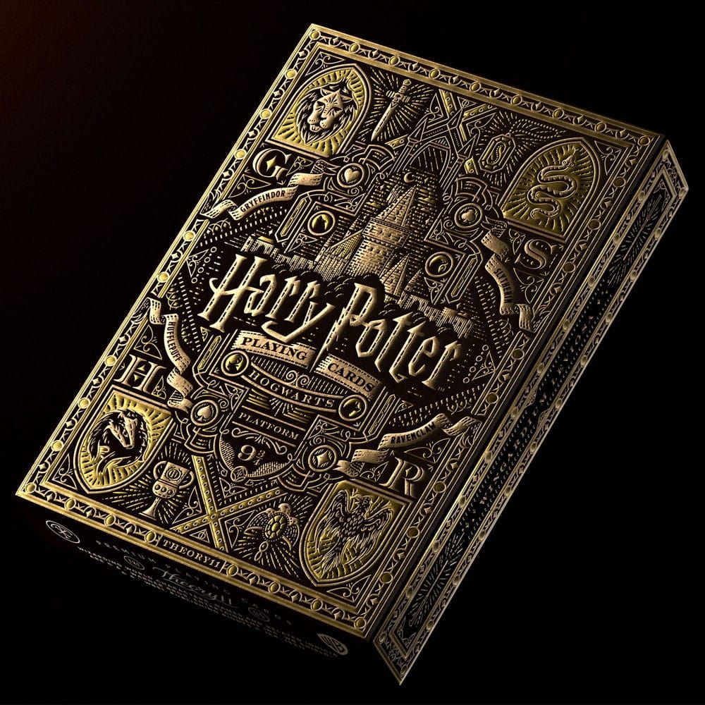 Harry Potter playing cards yellow version