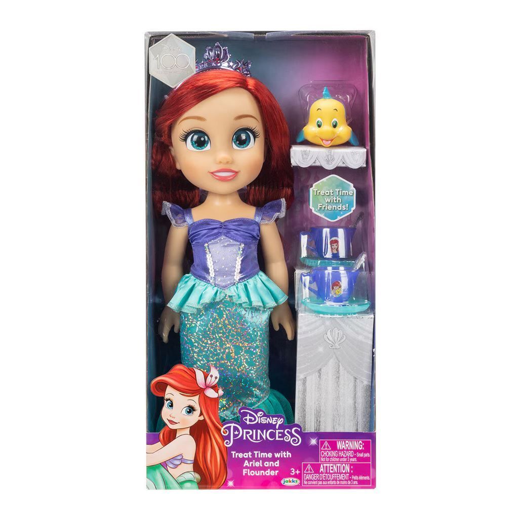 Disney Princess Treat time with friends Puppe - Arielle
