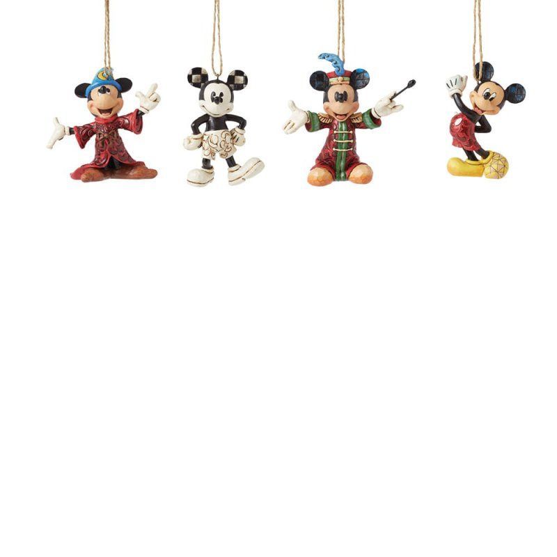 Disney Traditions Baumanhänger Mickey 4er-Set