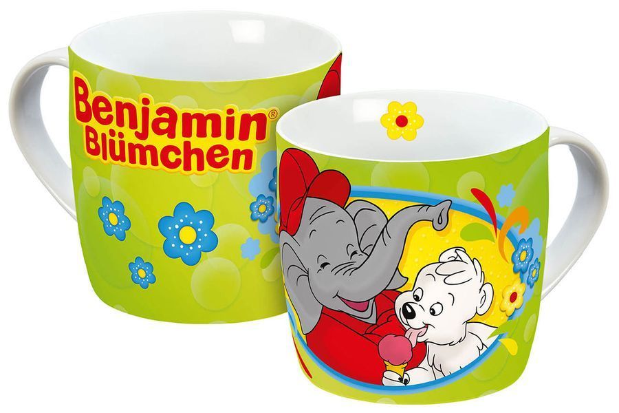 Benjamin Blümchen Tasse Benjamin mit Bär
