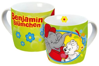 Benjamin Blümchen mug Benjamin with bear Benjamin Blümchen mug Benjamin with bear