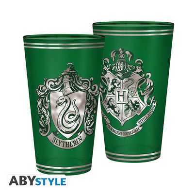 XXL-Glas Slytherin Wappen XXL-Glas Slytherin Wappen