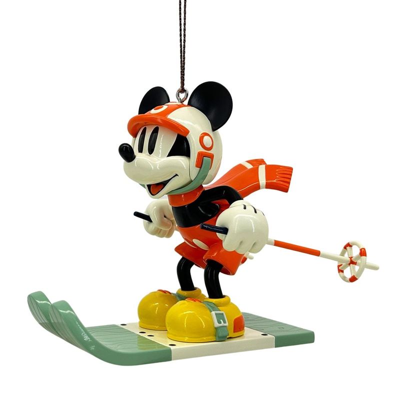 Disney hanging ornament Mickey skiing Disney hanging ornament Mickey skiing