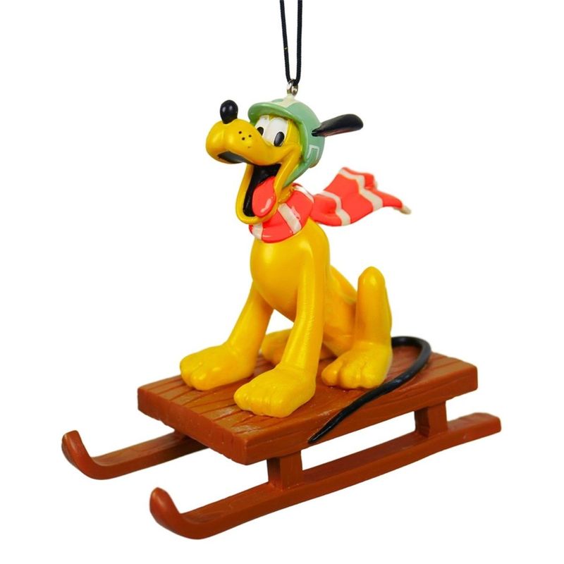 Disney hanging ornament Pluto on sleigh Disney hanging ornament Pluto on sleigh