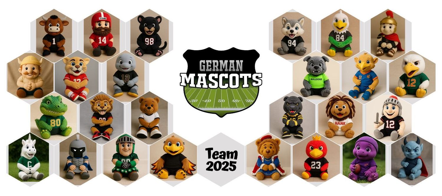 Tasse German Mascots 2025 Kids Version