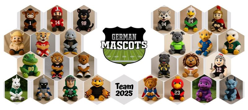 Tasse German Mascots 2025 Kids Version