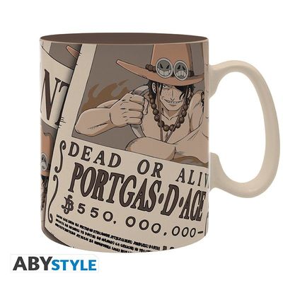 One Piece Tasse Ace"Wanted"