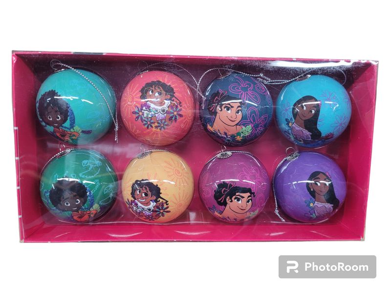 Disney set of 8 Christmas baubles Encanto