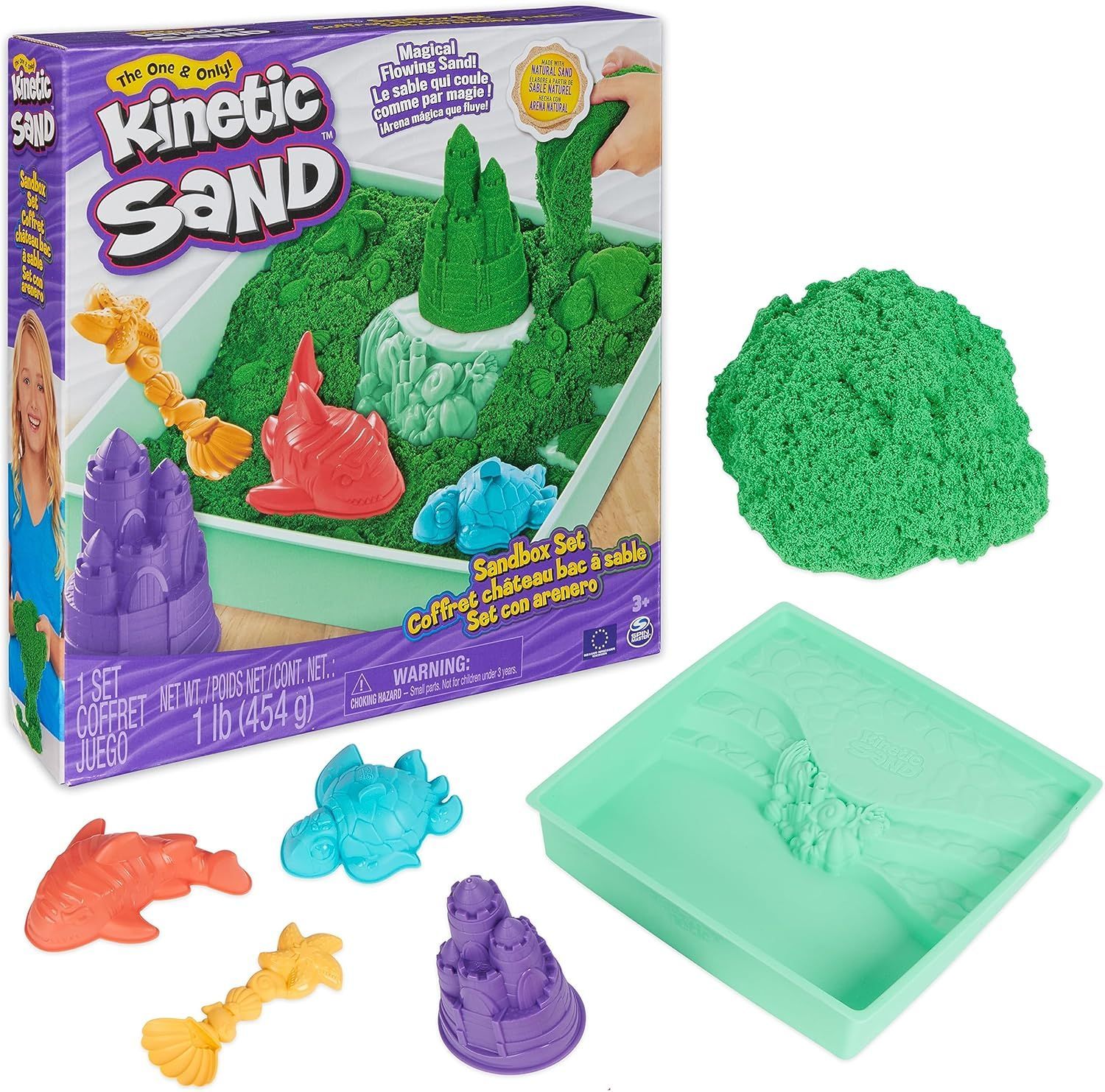 Kinetic Sand Spielset grün