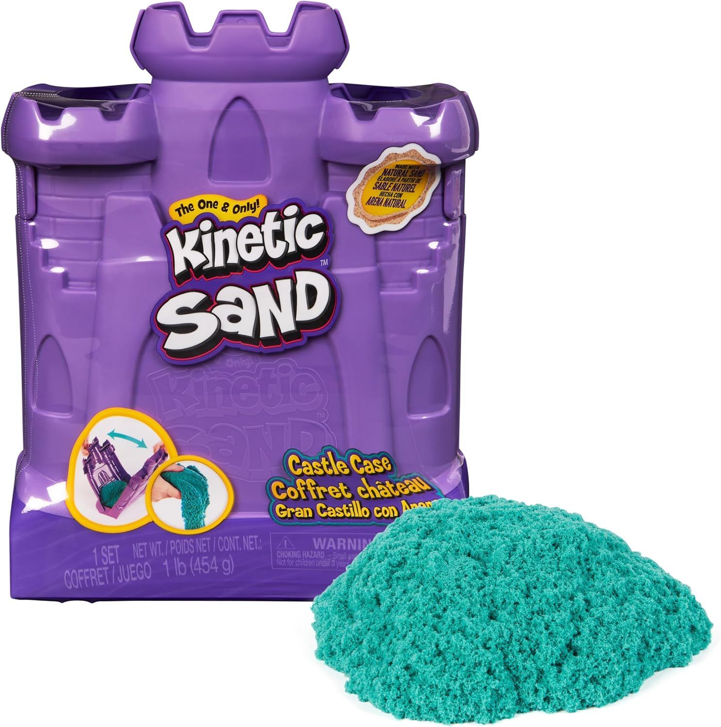 Kinetic Sand Burg-Koffer
