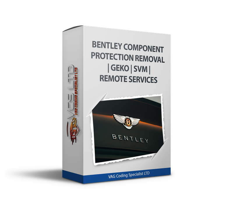 Bentley Component Protection Removal | GeKo | SVM | CP | Remote Services