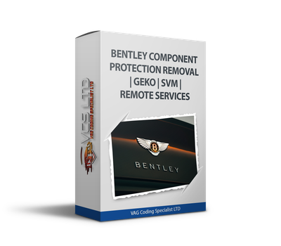 Bentley Component Protection Removal | GeKo | SVM | CP | Remote Services Bentley Component Protection Removal | GeKo | SVM | CP | Remote Services