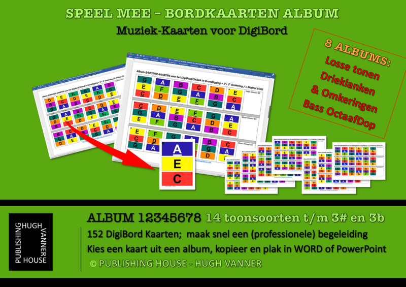Speel Mee - 8 Albums met 150+ Muziek-Kaarten voor BoomWhackers e.a. Melodisch Slagwerk