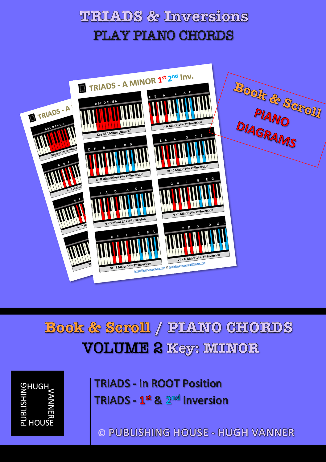 TRIADS & Inversions / PIANO Vol.2 Minor