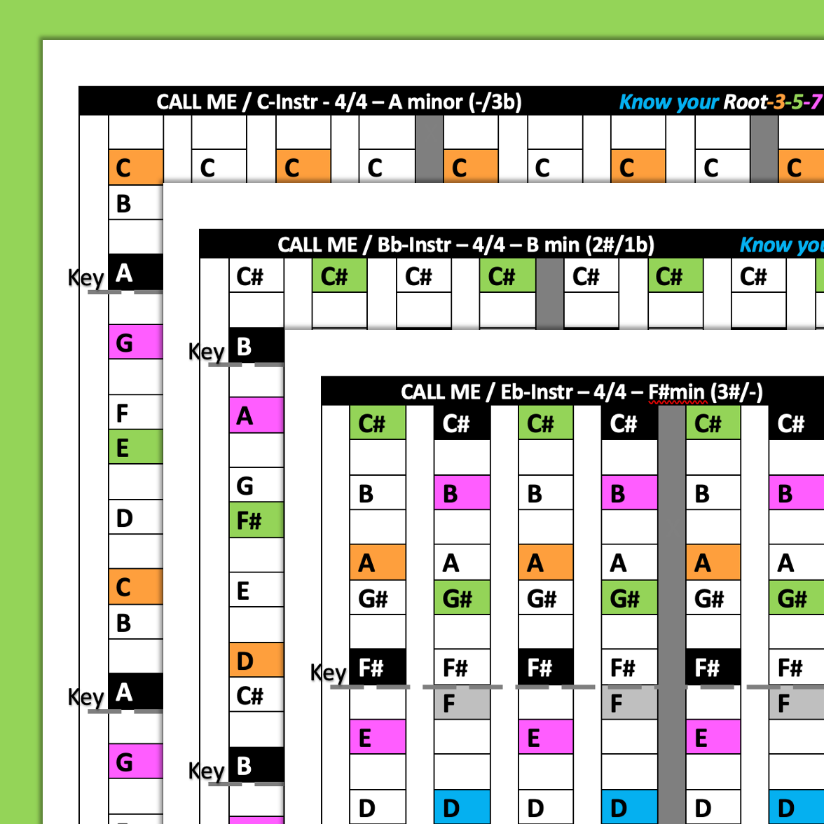 CALL ME !*(1) 2C2M2 / C-Bb-Eb-Instruments
